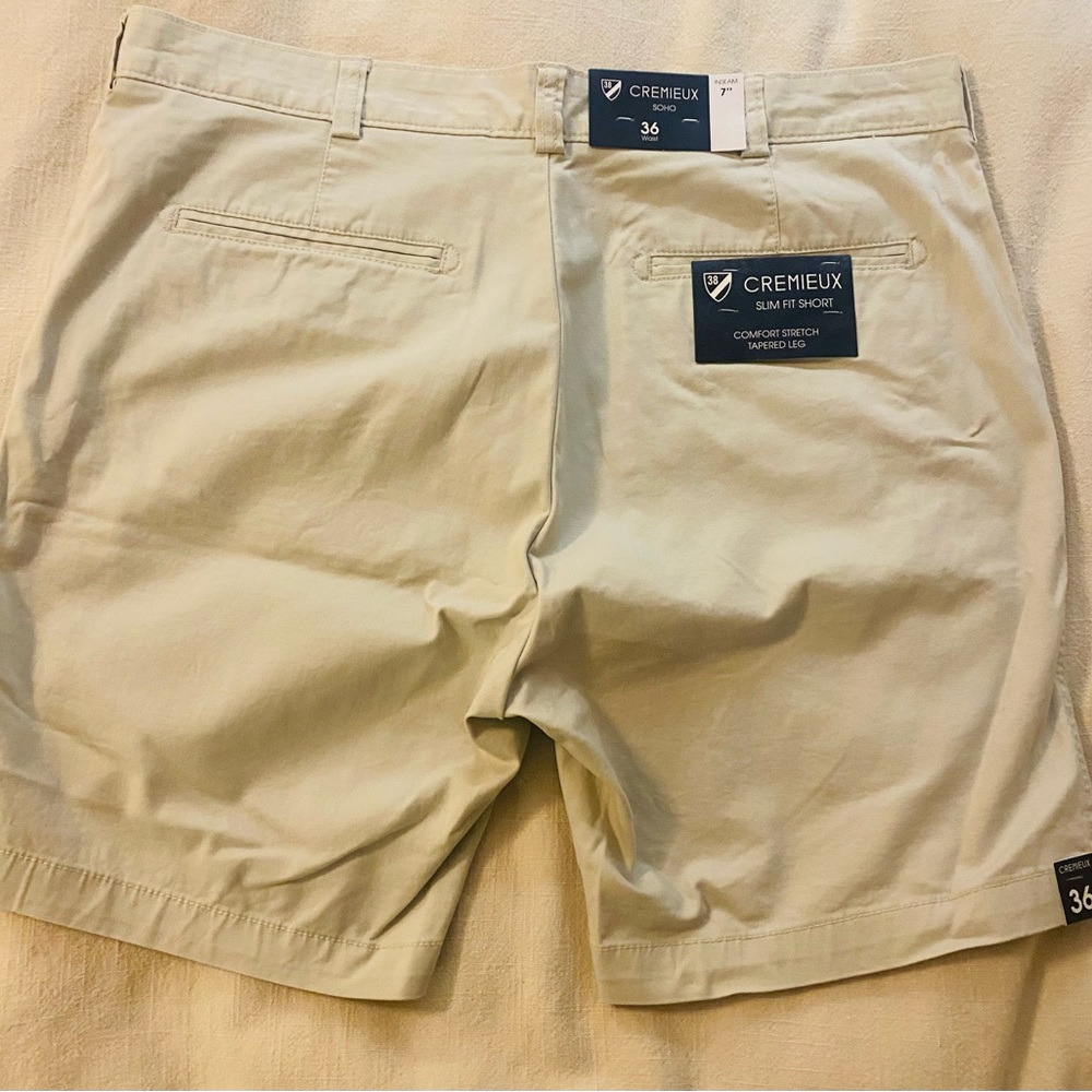 Men’s Daniel Cremieux khaki shorts size 36 new with tags